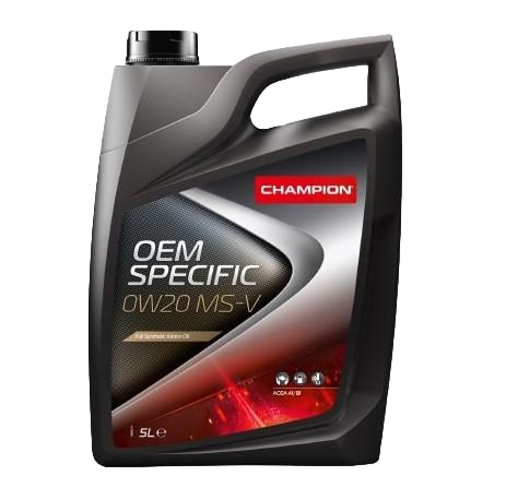 Моторное масло Champion OEM Specific 0W20 MS-V, 5л